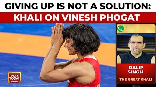 The Great Khali Reacts To Vinesh Phogat's Retirement Announcement | Paris Olympics 2024 Updates