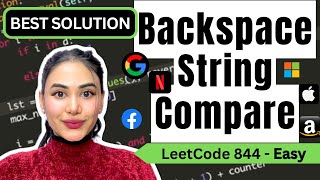 Backspace String Compare #leetcode