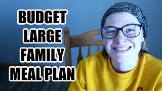 FEBRUARY MEAL PLAN | BUDGET LARGE FAMILY MONTHS LONG MEAL PLAN