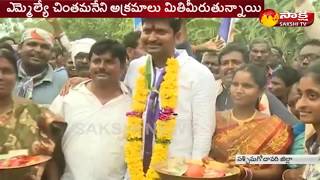 YSRCP Leaders Celebrations Over Suucess of YS Jagan's Praja Sankalpa Padayatra