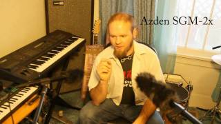 Canon 7d audio test with Nady SGM-12 and Azden SGM-2x