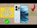 Use second space || How to use second space || Second space settings Redmi Note 14 (Quick Method)