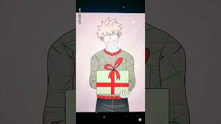 Bakugou wishes Deku a Merry Christmas! #myheroacademia #mha #bakugou #deku #anime #animation