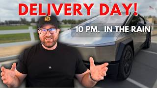 Our Cybertruck Finally Came!! (Delivery Day Was a Mess)