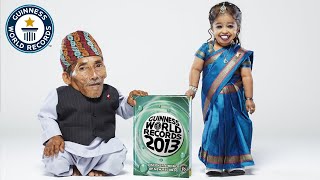 World's Smallest Man and Woman Meet For The First Time - Guinness World Records