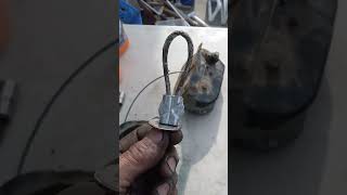 2000 Ford F350 spare tire cable repair if you cut your cable. ask my friend. he said cut the cable