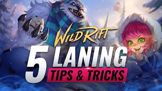 5 BEST Tips & Tricks To Help YOU Win Lane - Wild Rift (LoL Mobile)