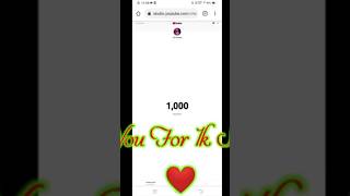 Journey 0 To 1000 Subscriber❤  on Youtube || Live Counting Subscribers. 😱