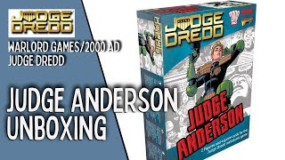 Warlord Games Unboxing - PSI Judge Anderson - 2000 AD - Judge Dredd