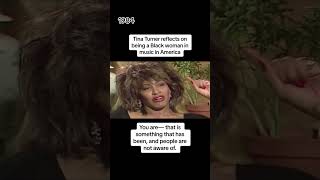 Tina Turner in 1984 on being a Black woman in American music #shorts