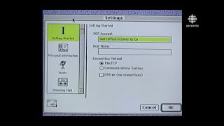 En 1996, initiation au courrier électronique