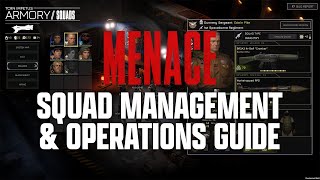 MENACE - Squad Management & Operations Guide | Sci-Fi Tactical RPG