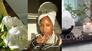 BATHROOM MAKEOVER: How to style your Bathroom | Spa Inspired Edition| Amazon fin