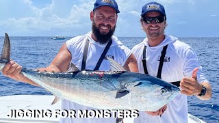 I CAUGHT THE BIGGEST BONITO EVER! (catch, clean, and sashimi)