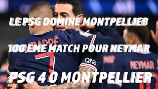Résumé du match PSG Montpellier : victoire facile du PSG avec des buts de Neymar, Mbappé, Icardi