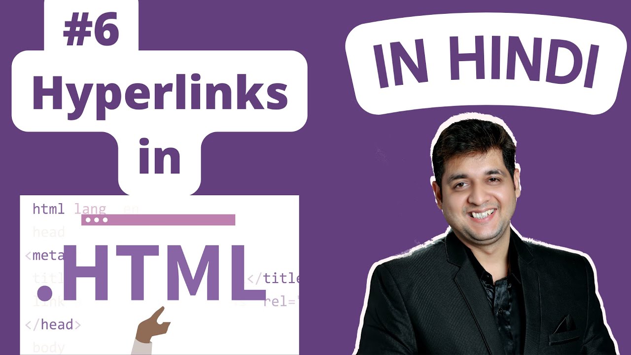 Link And Hyperlinks In HTML | HTML Tutorial In Hindi #6 - YouTube