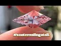 shaping a unique pink morganite gemstone