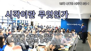 시각이란 무엇인가(행동을 촉발하는 감각-시각과 청각의 흔적)