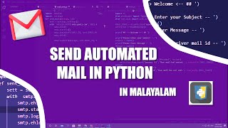 Sent Email in python | Malayalam python.