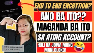 END TO END ENCRYPTION MESSENGER ANO ITO? TAGALOG TUTORIAL EXPLAINED! | Sarah Jane Semic