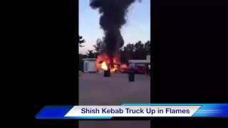 Food truck fire at PNC Bank Arts Center, NJ