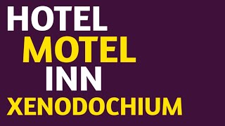 Hotel vs Motel vs Inn vs XENODOCHIUM | Zulfiqar Mohammadi English| English Vocabulary