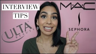 INTERVIEW TIPS (MAKEUP INDUSTRY)