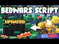 *NEW* BedWars Script (PASTEBIN 2024) (KILLAURA, GODMODE, AIM ASSIST, 100% WINRATE)