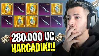 YENİ NİHAİ SET VE EFSANE AMR GELDİ! 280.000 UC İLE KUTU AÇILIMI / pubg mobile