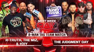 WWE RAW February 19, 2024 Official Match Card