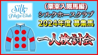 【競馬】(栗東入厩編)シルクHC 2024年度募集馬 一人検討会!!【一口馬主】