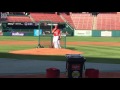 hard throwing reliever trevor rosenthal works off the mound