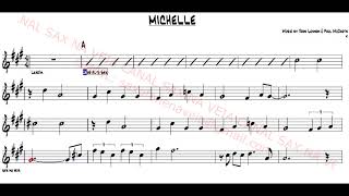 Michelle - The Beatles- Alto Sax(Eb) - Solo