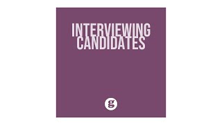 Interviewing Candidates