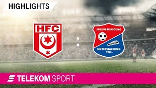 Hallescher FC – SpVgg Unterhaching | Spieltag 12, 18/19 | Telekom Sport