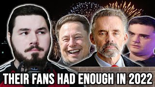 Why Elon Musk, Ben Shapiro and Jordan Peterson Fans FINALLY Turned on Them in 2022