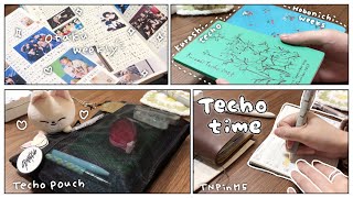 お昼のお喋り手帳タイム🕒100均購入品と手帳ポーチの中身👛オタクなほぼ日weeksを書く🍒【TNPinM5┊︎クラシ手帳┊︎ほぼ日手帳weeks┊︎ライツ3┊︎オタク手帳・オタ活手帳】