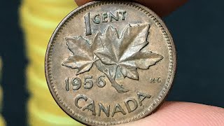 1956 Canada 1 Cent Coin • Values, Information, Mintage, History, and More