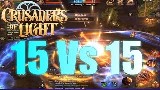 Crusader Of Light - 15 Vs 15 Battlefield IOS Gameplay!