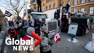 Trucker protests: No end in sight as demonstrations continue in Canada's capital