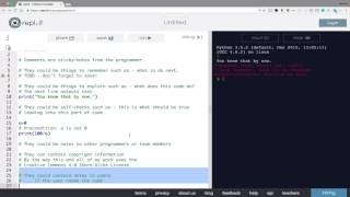 Python 6 - Comments
