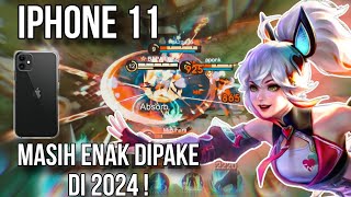 IPHONE 11 Mobile Legends 2024 Fanny Gameplay !