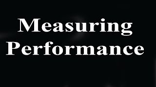 Measuring Business Performance