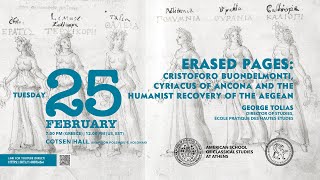 Erased pages: Cristoforo Buondelmonti, Cyriacus of Ancona and the Humanist Recovery of the Aegean