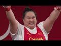 li wenwen 🇨🇳 olympic gold and record breaking triumph 🏋🏻‍♀️ i tokyo 2020