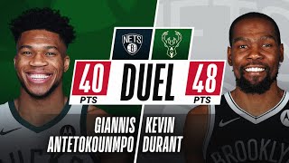 🚨 KD (48 PTS) & Giannis (40 PTS) HISTORIC DUEL in OT to LAST SECOND in Game 7! 🤝