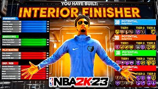 *NEW* INTERIOR FINISHER BUILD IS THE BEST BUILD IN NBA 2K23! GAMEBREAKING BEST BUILD IN NBA 2K23