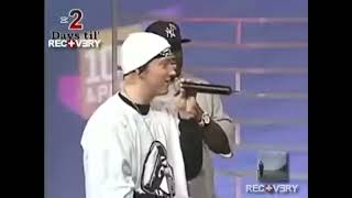 Eminem and 50cent mocking each other interview #eminem #50cent #90s #rap