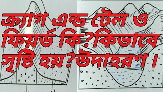 ক্র্যাগ এন্ড টেল ও ফিয়র্ড কি?কিভাবে সৃষ্টি হয়?What is Crag and tail\u0026Fjor?formation and example.