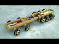 How to make rc truck chassis | 14 wheel chassis with simple steering and left axle from cardboard